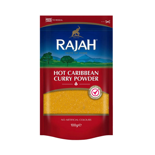 RAJAH HOT CARIBBEAN CURRY 100GM