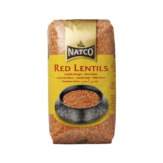 NATCO RED LENTILS POLISHED 1KG