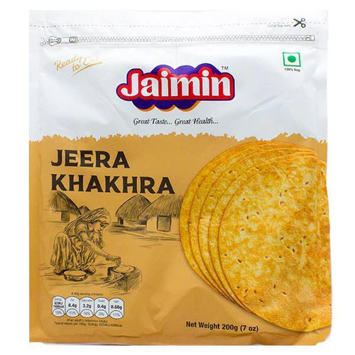 JAIMIN WHOLE WHEAT JEERA KHAKHRA (CUMIN FLAVOR)