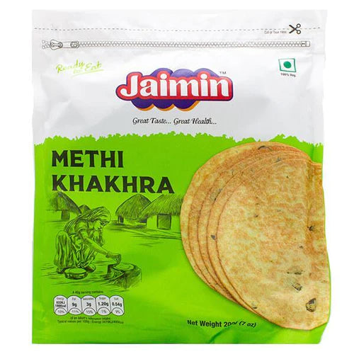 JAIMIN WHOLE WHEAT METHI KHAKHRA (FENUGREEK FLAVOUR)