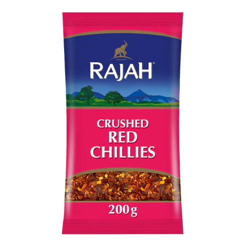 RAJAH CRUSHED RED CHILLIES 200GM