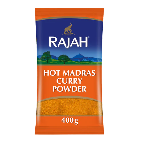 RAJAH HOT MADRAS CURRY 400GM