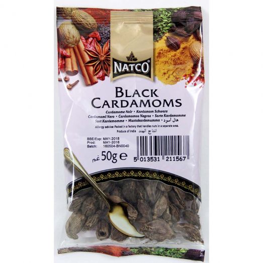 NATCO CARDAMOM BLACK 50G