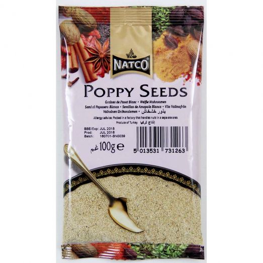 NATCO POPPY SEEDS WHITE 100G