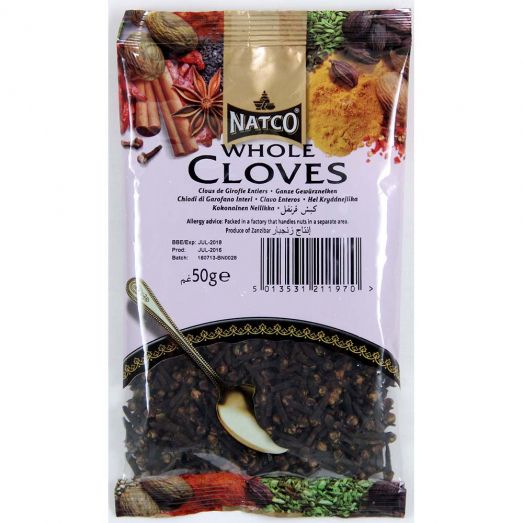 NATCO CLOVES WHOLE 50G